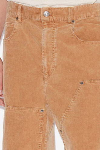 Pantaloni largi din velur Lorson