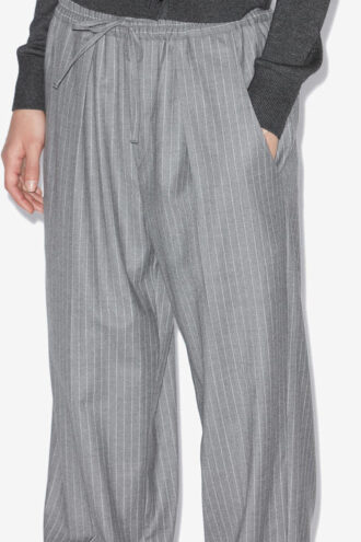 Pantaloni Liska din lână virgină cu dungi Pantaloni Liska din lână virgină cu dungi
