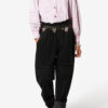 Pantaloni Mellya din cambric decolorat