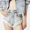 Pantaloni scurți din denim Eneidao Pantaloni scurți din denim Eneidao