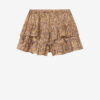 Pantaloni scurți din voal de bumbac organic cu imprimeu Jocadia Pantaloni scurți din voal de bumbac organic cu imprimeu Jocadia