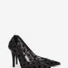 Pantofi cu toc din tul cu buline Pristy Pantofi cu toc din tul cu buline Pristy