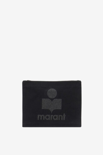 Pochetă din bumbac Nettia cu logo