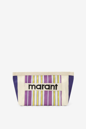 Pochetă din nailon cu dungi Powden