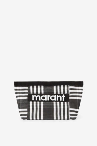 Pochetă din nailon cu dungi Powden