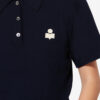 Polo din bumbac și lână cu logo Polo din bumbac și lână cu logo