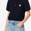 Polo din bumbac și lână cu logo Polo din bumbac și lână cu logo
