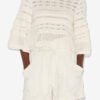 Pulover Azelia din tricot ajurat, cu croi larg Pulover Azelia din tricot ajurat, cu croi larg