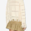 Pulover Azilis din tricot macramé Pulover Azilis din tricot macramé