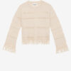 Pulover Azilis din tricot macramé Pulover Azilis din tricot macramé
