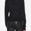 Pulover din tricot drapat Cosima