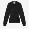 Pulover din tricot drapat Cosima