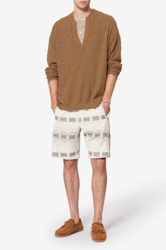 Pulover din tricot texturat Arnold
