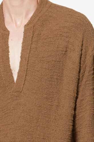 Pulover din tricot texturat Arnold