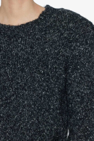 Pulover Kalo din tricot pufos, în culori uni
