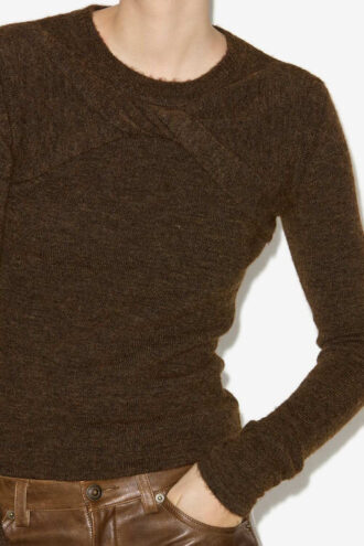 Pulover Kern din tricot drapat