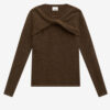 Pulover Kern din tricot drapat Pulover Kern din tricot drapat