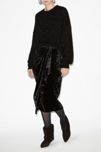 Pulover larg Sayers din tricot texturat