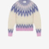 Pulover Natania din mohair cu model Fair Isle Pulover Natania din mohair cu model Fair Isle
