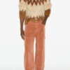 Pulover Nicolas Mohair cu model Fair Isle