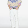 Pulover Nicolas Mohair cu model Fair Isle