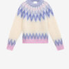 Pulover Nicolas Mohair cu model Fair Isle