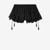 Puria Pantaloni scurți din bumbac cu broderie Puria Pantaloni scurți din bumbac cu broderie