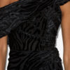 Rochie asimetrică cu imprimeu Cyane Rochie asimetrică cu imprimeu Cyane