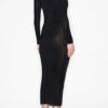 Rochie cu guler rulat Vanessa din jersey în culori uni Rochie cu guler rulat Vanessa din jersey în culori uni