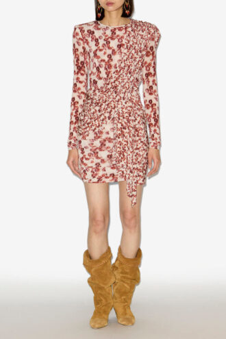Rochie din jersey drapat și fluid Georgia Rochie din jersey drapat și fluid Georgia