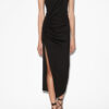 Rochie lungă asimetrică drapată Maude Rochie lungă asimetrică drapată Maude