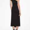 Rochie lungă asimetrică drapată Maude Rochie lungă asimetrică drapată Maude