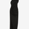 Rochie lungă asimetrică drapată Maude Rochie lungă asimetrică drapată Maude