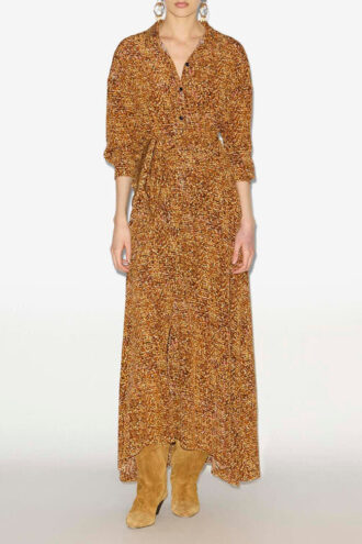 Rochie lungă din crep Samantha