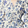 Rochie lungă din mătase elastică cu imprimeu Albini Rochie lungă din mătase elastică cu imprimeu Albini