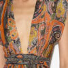 Rochie lungă din mătase imprimată Melissa Rochie lungă din mătase imprimată Melissa
