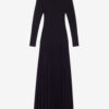 Rochie lungă din tricot fin creponat Gisole Rochie lungă din tricot fin creponat Gisole