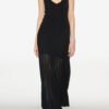 Rochie lungă din tricot plisat Velma Rochie lungă din tricot plisat Velma