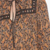 Rochie lungă din voal de bumbac cu imprimeu Greila Rochie lungă din voal de bumbac cu imprimeu Greila
