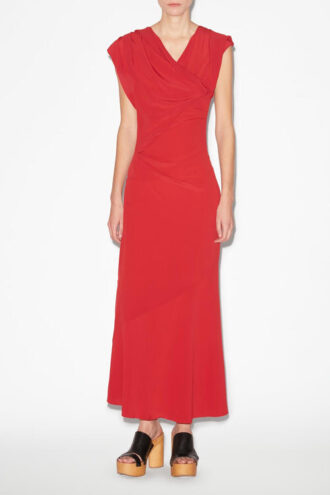 rochie lung kidena cu mneci scurte 1 330x495 - Rochie lungă Kidena cu m&acirc;neci scurte