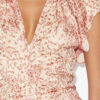 Rochie midi din catifea Lyndsay Burnout Rochie midi din catifea Lyndsay Burnout