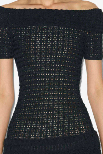 Rochie scurtă croșetată Charlotte