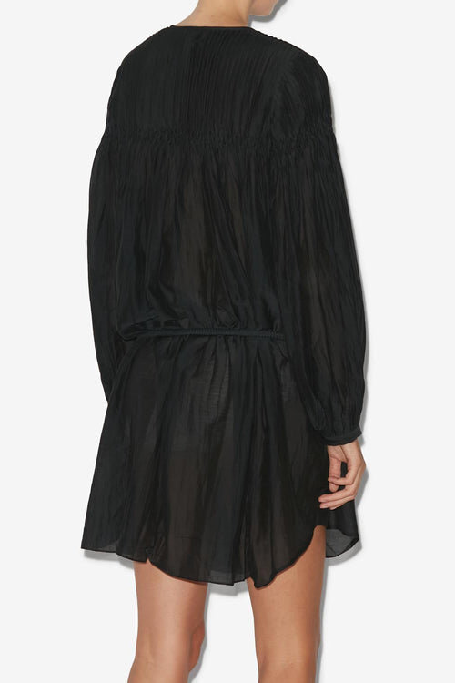 Rochie scurtă din bumbac cu mâneci lungi Adeliani Rochie scurtă din bumbac cu mâneci lungi Adeliani