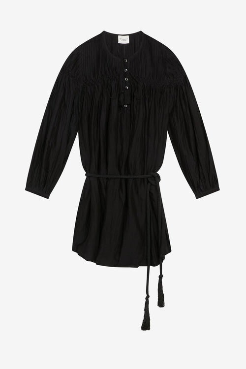 Rochie scurtă din bumbac cu mâneci lungi Adeliani Rochie scurtă din bumbac cu mâneci lungi Adeliani