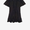 Rochie scurtă din bumbac cu volane Celyana Rochie scurtă din bumbac cu volane Celyana