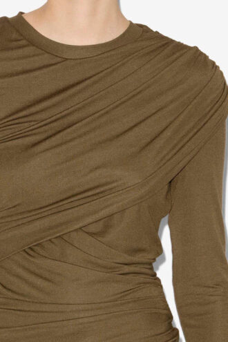 Rochie scurtă din jersey drapat Denise