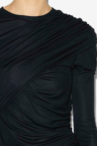 Rochie scurtă din jersey drapat Denise