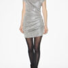 Rochie scurtă din jersey metalizat Nadilia Rochie scurtă din jersey metalizat Nadilia