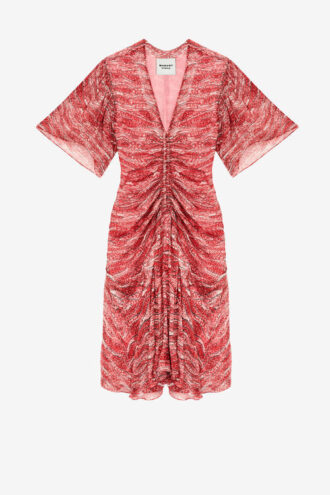 Rochie scurtă din muselină cu imprimeu Vivienne Rochie scurtă din muselină cu imprimeu Vivienne