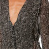 Rochie scurtă din muselină imprimată Loriena Rochie scurtă din muselină imprimată Loriena